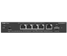 Šakotuvas Ruijie Networks RG-ES206MG-P tinklo komutatorius Valdomas L2 2.5G Ethernet (100/1000/2500) Maitinimas per Eternetą (PoE) Stalinis / tvirtinamas prie sienos Juoda
