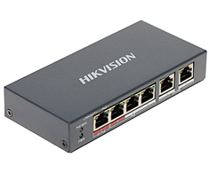 Šakotuvas POE SWITCH DS-3E1106HP-EI 4 PORT Hikvision