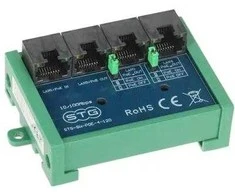 Šakotuvas SWITCH POE / EXTENDER STG-SW-POE-4-120 4-PORTOWY STG