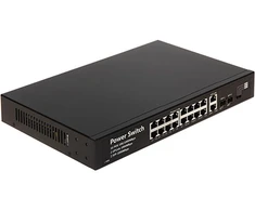 Šakotuvas Delta SWITCH POE GTX-C1-18-16G2SFP/X 16 PRIEVADŲ SFP