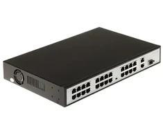 Šakotuvas Hikvision Switch POE TC-P3S027 SPEC:H/2421/AT/260 24-portowy SFP TIANDY