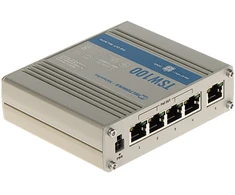 Šakotuvas SWITCH pramoninis POE TSW100 5-PORTOWY, 4 PoE Teltonika