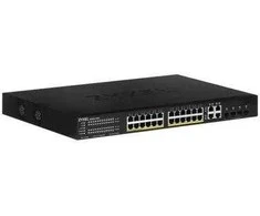 Šakotuvas Jungiklis Zyxel GS1920-24HP 28p PoE (PoE+: 24;) 375W valdomas gigabito