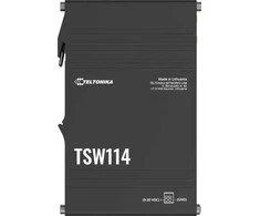 Šakotuvas Teltonika TSW114 pramoninis komutatorius 5xGE (TSW114000000) DIN