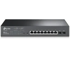 Šakotuvas Carruzzo TP-Link JetStream TL-SG2210MP tinklo komutatorius Valdomas L2/L2+ Gigabit Ethernet (10/100/1000) Maitinimas per Eternetą (PoE) 1U Juoda