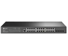 Šakotuvas Carruzzo TP-Link JetStream TL-SG3428 tinklo komutatorius Valdomas L2/L3 Gigabit Ethernet (10/100/1000) 1U Juoda