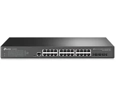 Šakotuvas TP-Link JetStream TL-SG3428X tinklo komutatorius Valdomas L2+/L3 Gigabit Ethernet (10/100/1000) 1U Juodas