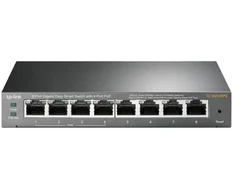 Šakotuvas TP-Link TL-SG108PE Zarządzany L2 Gigabit Ethernet (10/100/1000) Obsługa PoE Juodas