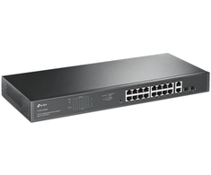 Šakotuvas TP-Link TL-SG1218MPE jungiklis Easy Smart JetStream, 18 x Gbit (16 PoE+)