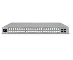 Šakotuvas „Ubiquiti ECS-48-PoE“ (2150 W) | Komutatorius | „Etherlighting™“, 16x 2,5 GbE RJ45, 32x 10 GbE RJ45, 4x SFP28, 2x QSFP28, L3, PoE+++
