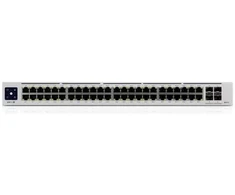 Šakotuvas Ubiquiti UniFi Pro 48 prievadų PoE valdomas L2/L3 gigabitinis eternetas (10/100/1000) PoE palaikymas 1U sidabrinis