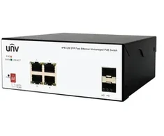 Šakotuvas Uniview Hewlett Packard (HP) Switch HPE 4xPoE 2x SFP pramoninis nevaldomas 75W (ISW2000-4T2GP-POE-IN)