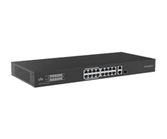 Šakotuvas Uniview NSW3000-16T1GT1GC-POE-IN komutatorius PoE 16 prievadų 10/100 Mbps, 1xCombo, 250W