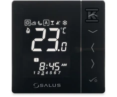Salus termostats VS30B, programmējams, juodas