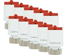 Salus Afriso Komplektas - dešimt termoelektrinių pavarų T30NC230A, NC, 230 V, M30 x 1,5 mm