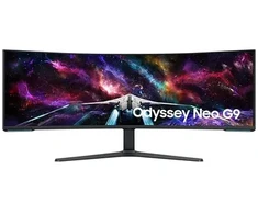 Samsung Odyssey S57CG954NU monitorius komputerowy 144,8 cm (57") 7680 x 2160 px 8K Ultra HD QLED Juodas, Baltas
