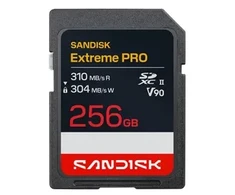 Atminties kortelė SanDisk SDXC 256GB Extreme Pro 310/304 MB/s V90 UHS-II