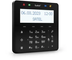 Satel INT-KSG2R-B manipuliatorius su jutikline klaviatūra (juodas, MIFARE proximity kortelių skaitytuvas)