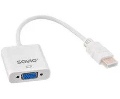 SAVIO HDMI (M) - VGA (F) ADAPTERIS Baltas CL-201