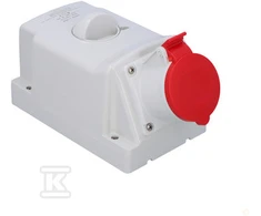 SCAME IŠVADAS SU IŠJUNGTA 0-1 16A/5P/230V IP44 OPTIMA-C.