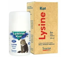 SCANVET ŁYSIENIE KOT 50 ML ŻEL Buteliukas