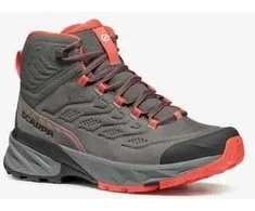 Moteriški vidutinio aulo žygio batai Scarpa Rush 2 Pro Mid GTX, tytano ir koralų spalvos, 38 dydis