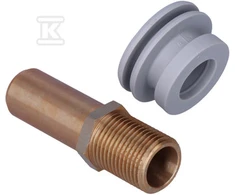 Schell pisuāra ieplūde 1/2", no aizmugures