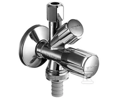 Schell kombinētais stūra ventilis Comfort 3/8", hroms