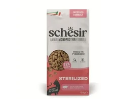 SCHESIR Animal Mono Protein Formula Sterilized pork ham – sausas pašaras katei – 10 kg