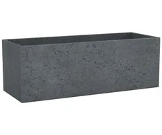 Lumarko FLOWERPOT PLASTIC 240/80 STONY Juodas D80