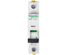 Schneider Electric Grandinės pertraukiklis iC60N 1P 13A B 6KA A9F03113