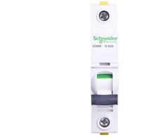 Schneider Electric Grandinės pertraukiklis 1P B 63A 6kA AC iC60N - A9F03163