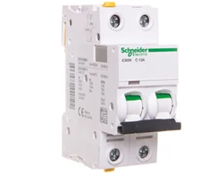 Schneider Electric Schneider A9F04213 Grandinės pertraukiklis 2P C 13A 6kA AC iC60N-C13-2 A9F04213