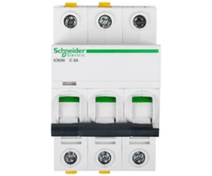 Schneider Electric grandinės pertraukiklis IC60N 3P 3A C - A9F04303