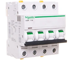 Schneider Electric IC60N perjungimo jungiklis 4P 6A charakteristikos C A9F04406)