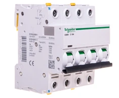 Schneider A9F04716 Grandinės pertraukiklis 3P+N C 16A 6kA AC iC60N-C16-3N A9F04716