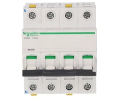 Schneider A9F04720 automatinis jungiklis 3P+N C 20A 6kA AC iC60N-C20-3N A9F04720