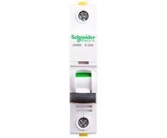 Schneider A9F05120 Grandinės pertraukiklis 1P D 20A 6kA AC iC60N-D20 A9F05120