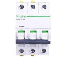 Schneider A9F05350 Grandinės pertraukiklis 3P D 50A 6kA AC iC60N-D50-3 A9F05350