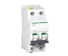 Schneider A9F06210 Grandinės pertraukiklis 2P B 10A 10kA AC iC60H-B10-2 A9F06210