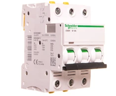 Schneider A9F06310 Automatinis jungiklis 3P B 10A 10kA AC iC60H-B10-3 A9F06310