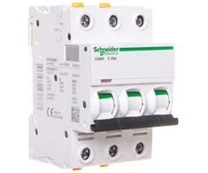 Schneider Electric 3P C 25A 10 kA AC iC60H- C25-3 (A9F07325)