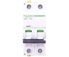 Schneider Electric IC60H perjungiklis 1P + N 16A C (A9F07616) charakteristikos