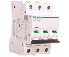 Schneider Electric 3P D 20A 15kA AC iC60H- D20-3 (A9F08320)