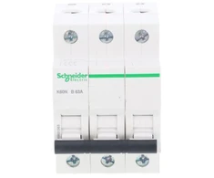 Schneider Electric Grandinės pertraukiklis 3P B 63A 6kA AC K60N-B63-3 A9K01363
