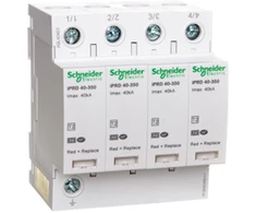Schneider Viršįtampių ribotuvas B 4P 15kA 1.4kV iPRD40r (A9L40401)