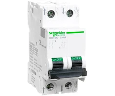 Schneider A9N61537 Automatinis jungiklis 2P C 40A 6kA DC C60H-DC A9N61537