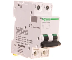 Schneider Electric Jungiklis C60H 2p 63A C (A9N61539) charakteristikos