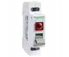 Schneider A9S61232 Modulinis atjungiklis 32A 2P iSW su raudona lempute A9S61232