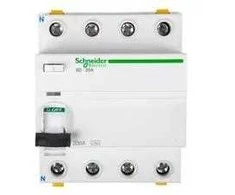 Schneider Electric liekamosios srovės grandinės pertraukiklis Acti9 iID-25-4-30-AC 25A 4 polių 30mA kintamosios srovės tipas, A9Z11425